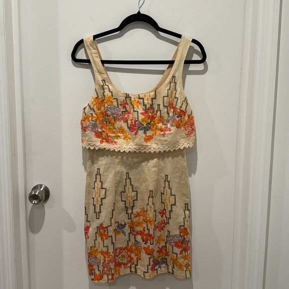 Free People The Big Bang Metallic Aztec Dress - Picture 4 of 8